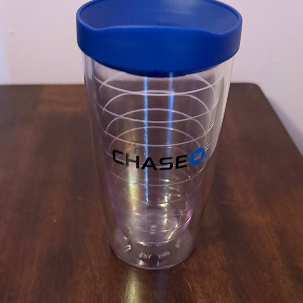 Chase Clear and Blue Tumbler